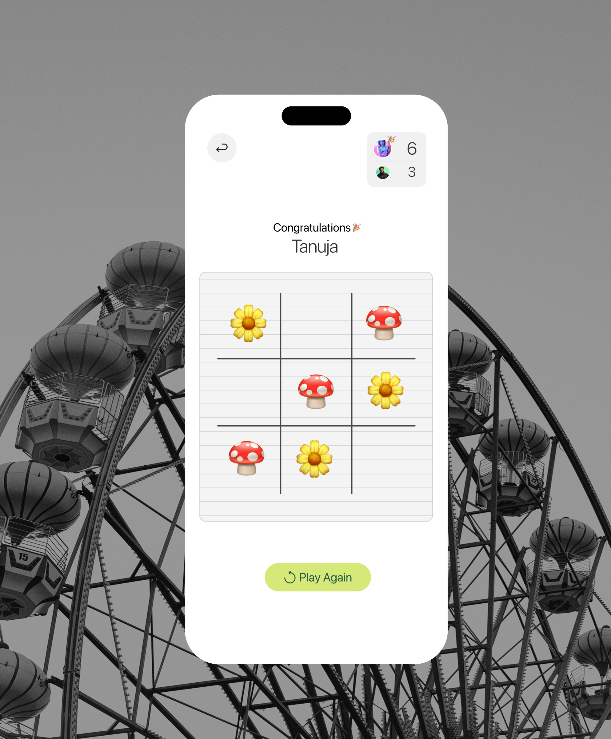 TicTacMoji project preview